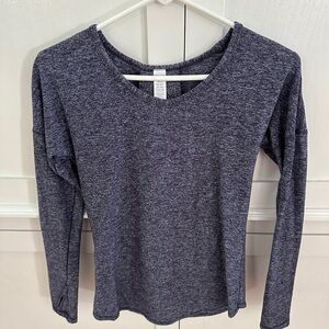 Navy Blue Ivivva Girls Athletic Top